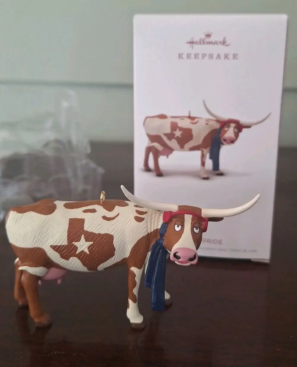 2018 Hallmark Keepsake Texas Pride Longhorn Ornament Texas Exclusive QSR1676